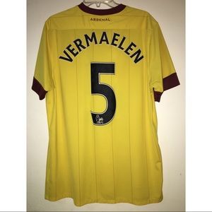 Vermaelen Arsenal 2010-2011 Away Jersey